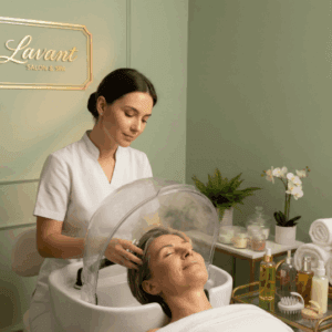 headspa treatment at lavant beauty norwood nj